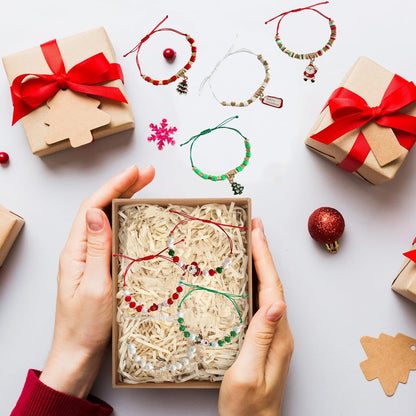 Bovemee 8pcs Christmas Bracelets For Women Gifts Merry Christmas In July Decorations Holiday Party Favors Stocking Stuffers Crafts Jewelry Bracelet