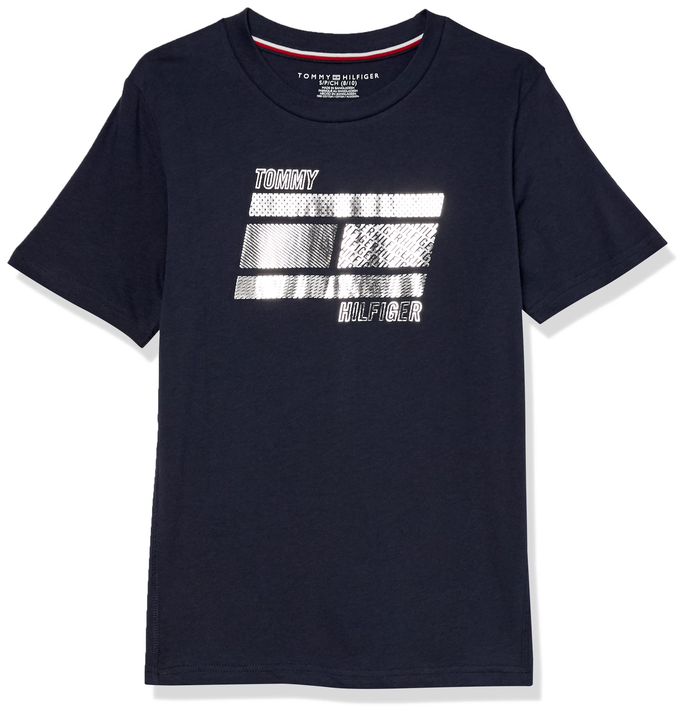 Tommy Hilfiger Boys' Short Sleeve Legacy Crew Neck T-Shirt