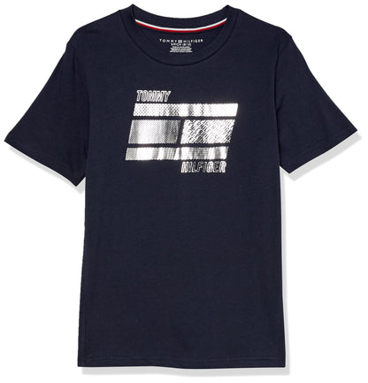 Tommy Hilfiger Boys' Short Sleeve Legacy Crew Neck T-Shirt