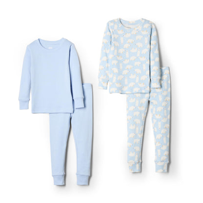 Amazon Essentials x Sofia Grainge Unisex Babies' Snug-Fit Cotton Footed Pajamas