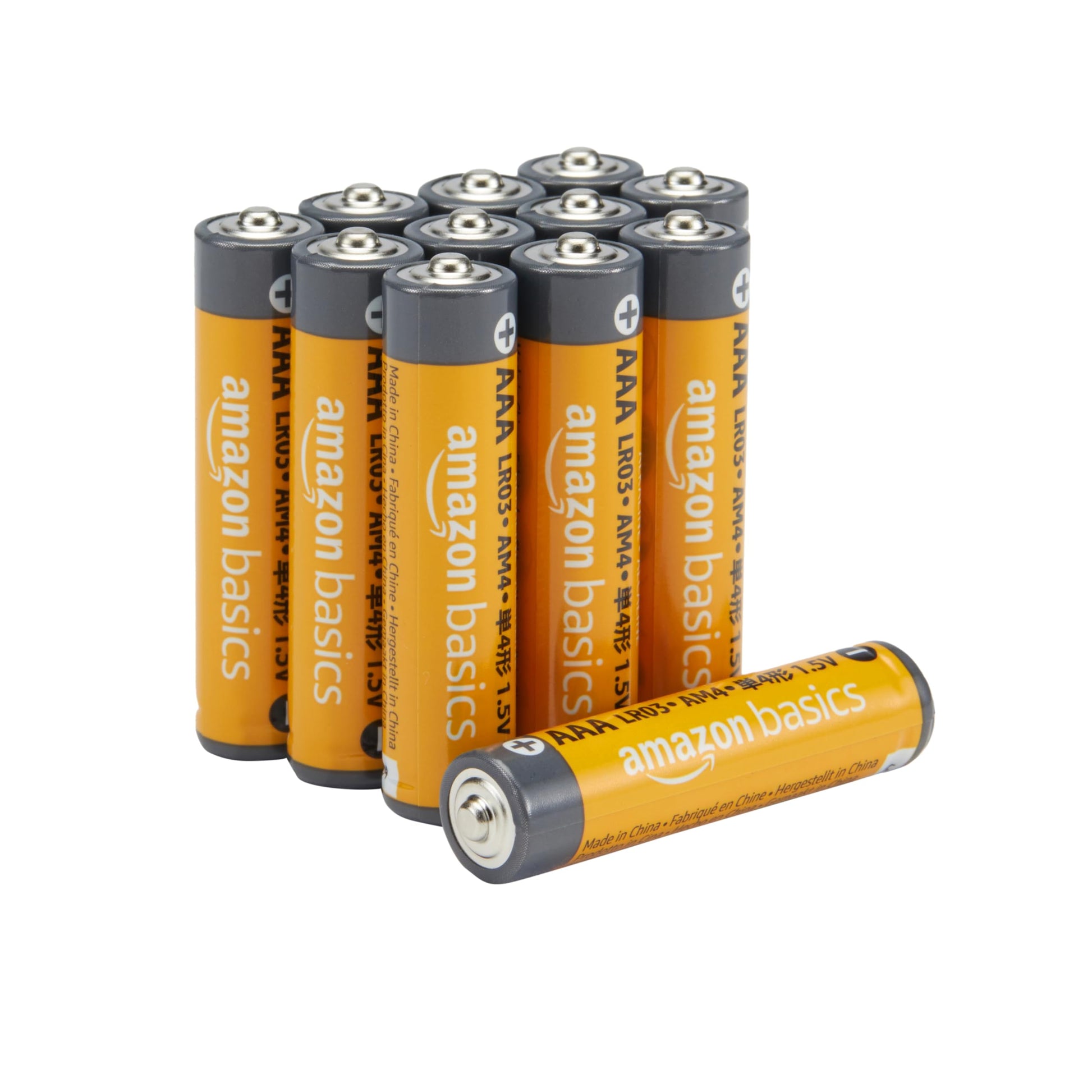 Amazon Basics AAA Alkaline High-Performance Batteries, 1.5 Volt, 10-Year Shelf Life, 36 Count (Pack of 1)