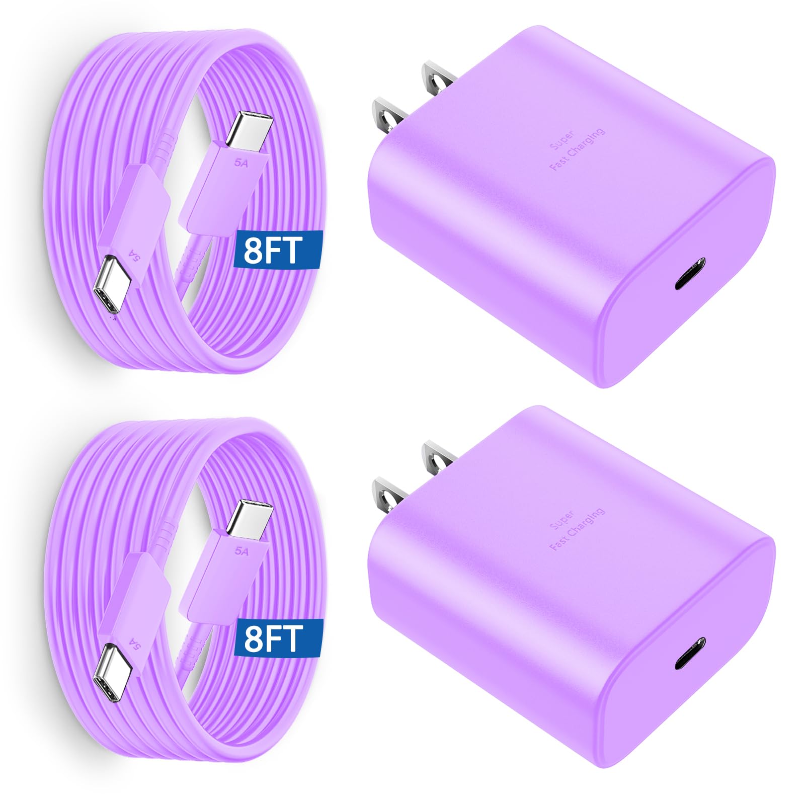 45W Samsung Super Fast Phone Charger, USB C Fast Charger Samsung Charge Fast Charging Cord Samsung Galaxy S25 S24 Ultra Charge 10FT Type C Charging Cable for Samsung Galaxy S25 Ultra/S25/S24/S23/S22