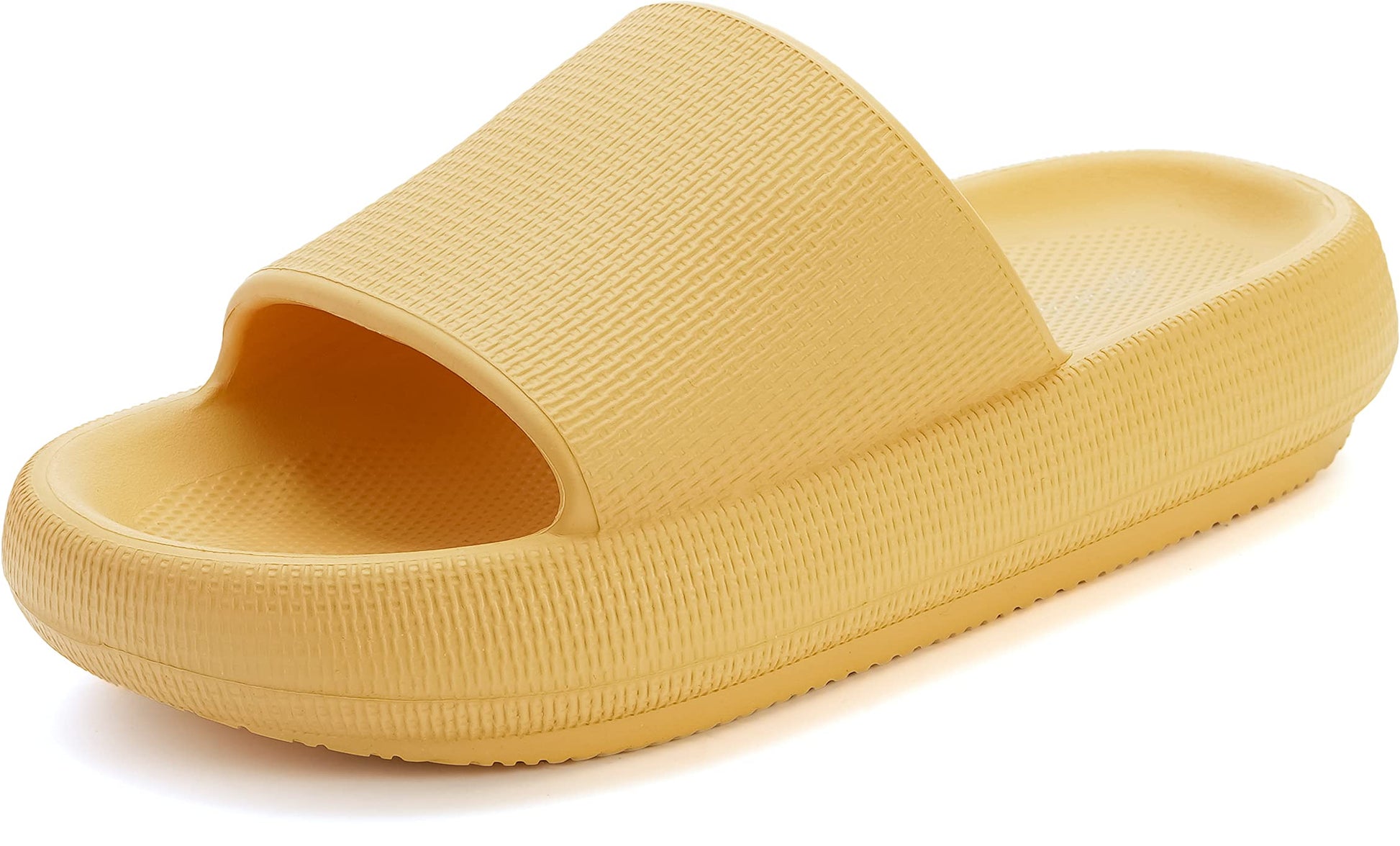 BRONAX Pillow Slippers for Women and Men | House Slides Shower Sandals | Cushioned Thick Sole