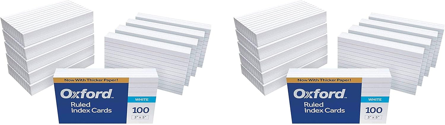 Oxford OXF31 - Ruled Index Cards