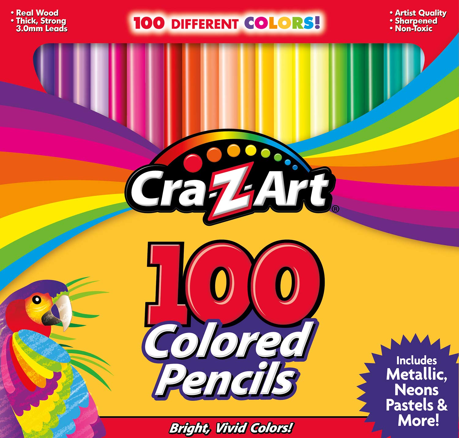 Cra-Z-Art Colored Pencils, 72 Count, Back to School Supplies, Arts & Crafts, Gift for Kids