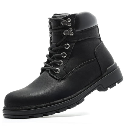 ANJOUFEMME Men's Winter Hiking Boots Waterproof, Anti-Slip Outdoor Climbing Warm Work Trekking Shoes for Men