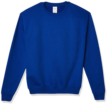 Hanes Boys' EcoSmart Sweatshirt, Cotton Crewneck Pullover, Kids' Fleece Sweatshirt