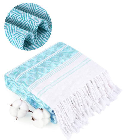 Turkish Beach Towels Vacation Essentials Quick Dry Sand Free Oversized Bath Pool Swim Towel Extra Large XL Blanket Adult Travel Cruise Accessories Must Haves Clearance Stuff Necessities