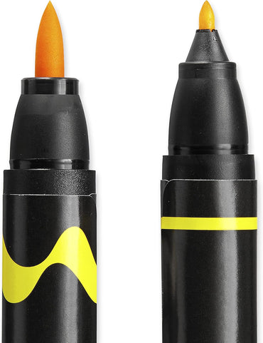 Prismacolor Premier Double-Ended Art Markers, Fine And Brush Tip, Adult Coloring, 12 Pack