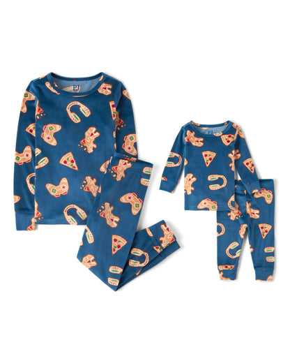 The Children's Place Baby Christmas and Holiday Kids 2 Piece Pajama Sets, Velour