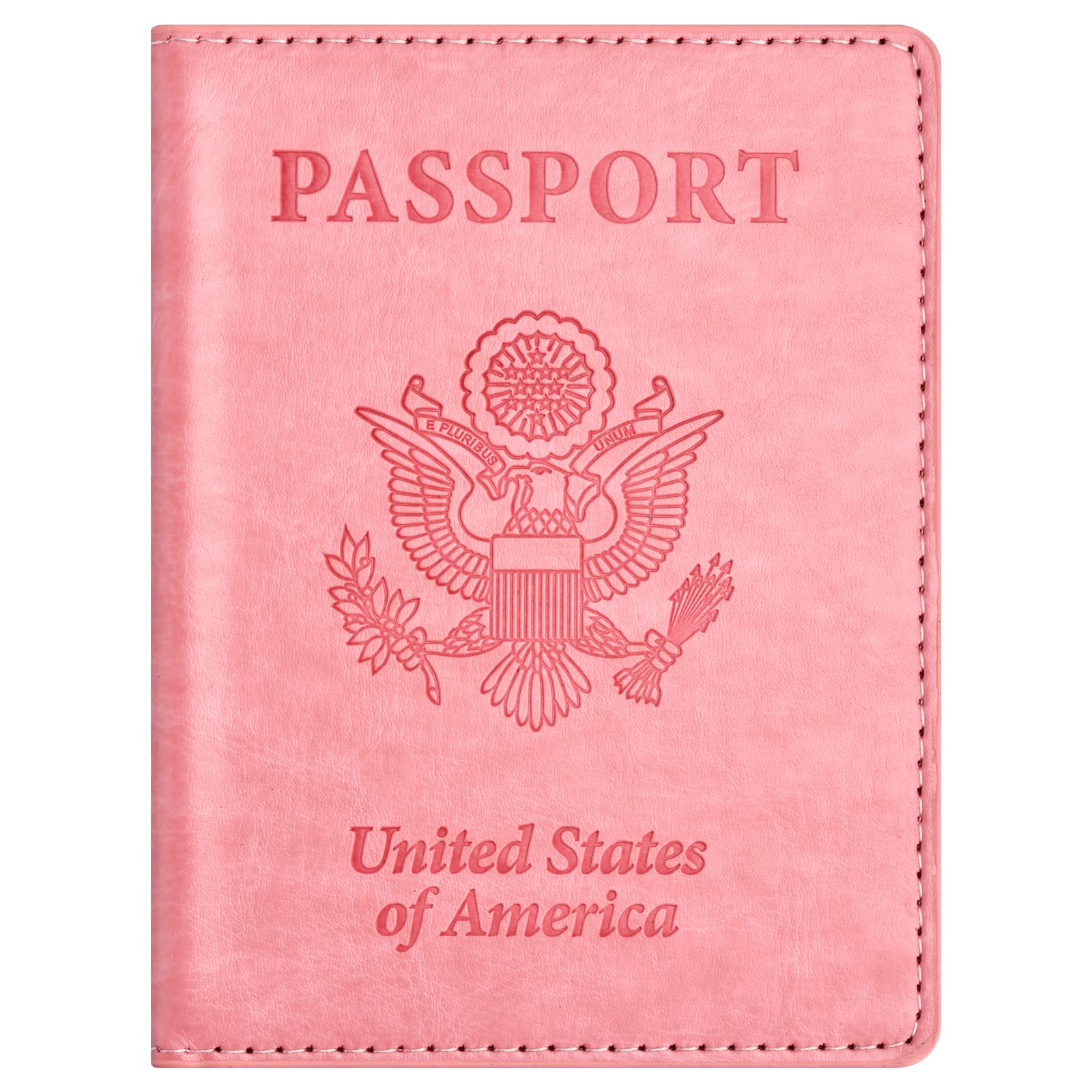 Eoehro Passport Holder for Travel Essentials, Passport Wallet Cover Case for Travel Must Haves Accessories,Passport Book Holders for Women and Men(brown)