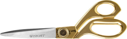 Westcott 17196 8-Inch Stainless Steel Gold Scissors For Office and Home
