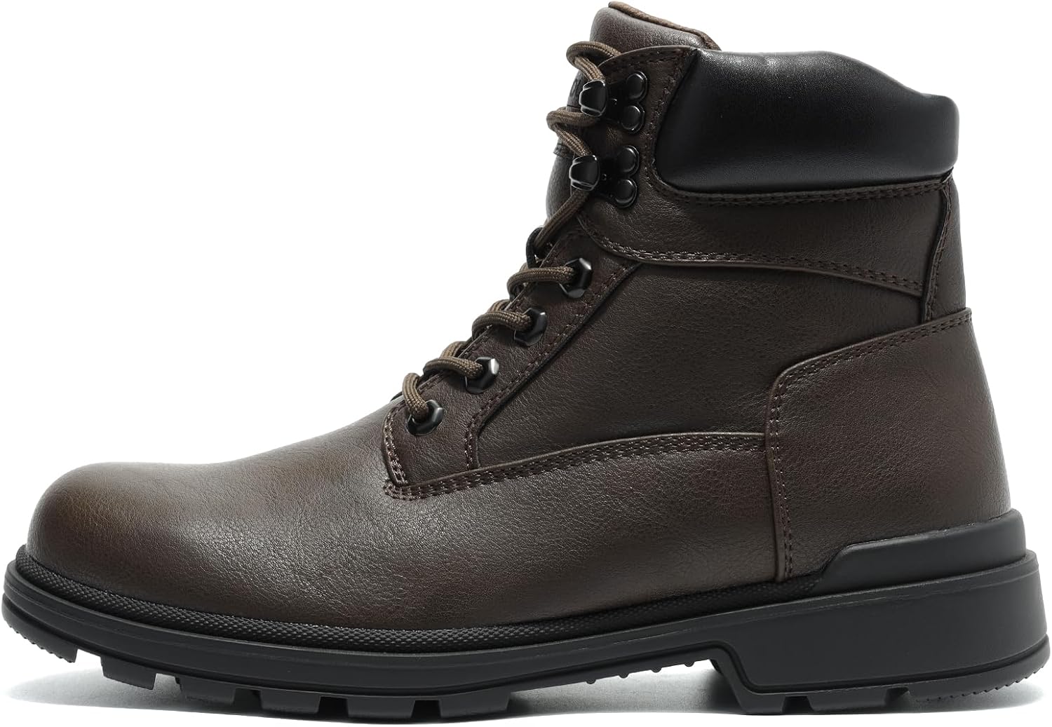 ANJOUFEMME Men's Winter Hiking Boots Waterproof, Anti-Slip Outdoor Climbing Warm Work Trekking Shoes for Men