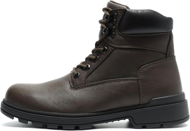 ANJOUFEMME Men's Winter Hiking Boots Waterproof, Anti-Slip Outdoor Climbing Warm Work Trekking Shoes for Men