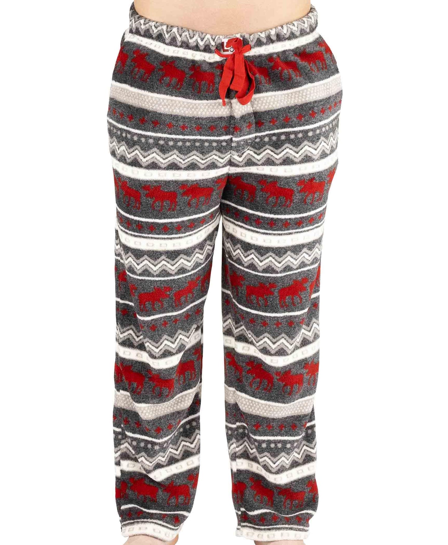 Lazy One Men's Fleece Pajama Pants, Nordic Fleece Pajama Bottoms for Men, Warm Pajama Pants