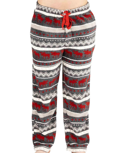 Lazy One Men's Fleece Pajama Pants, Nordic Fleece Pajama Bottoms for Men, Warm Pajama Pants