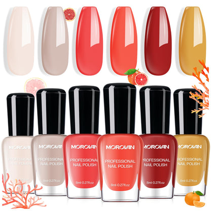 Morovan Christmas Nail Polish Set: 2025 Glitter Red Green Gold Silver Fingernail Polish Kit with Sticker Winter Quick Dry Regular Nail Polish Pack Manicure Gifts for Women Girls Holiday Party