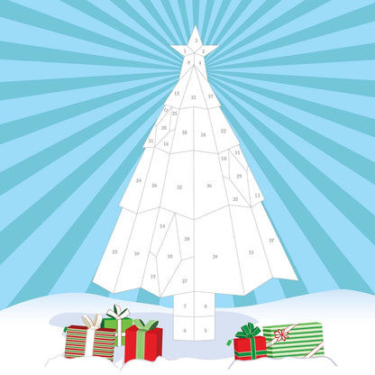 Paint by Sticker Kids: Christmas: Create 10 Pictures One Sticker at a Time! Includes Glitter Stickers