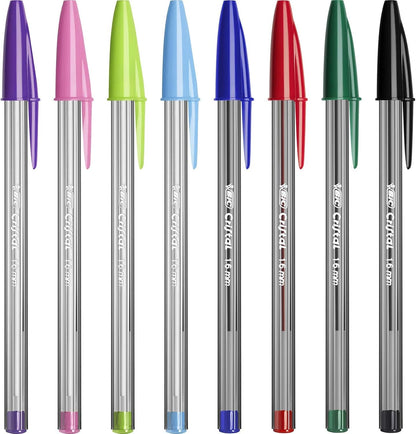 Bic Crystal Multicolour – Pen Bag Pack of 20 + 7 multicoloured