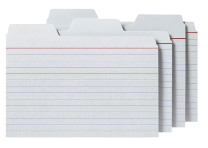 Find It Tabbed Index Cards, 4 x 6 Inches, Assorted Colors, 48-Pack (FT07218)