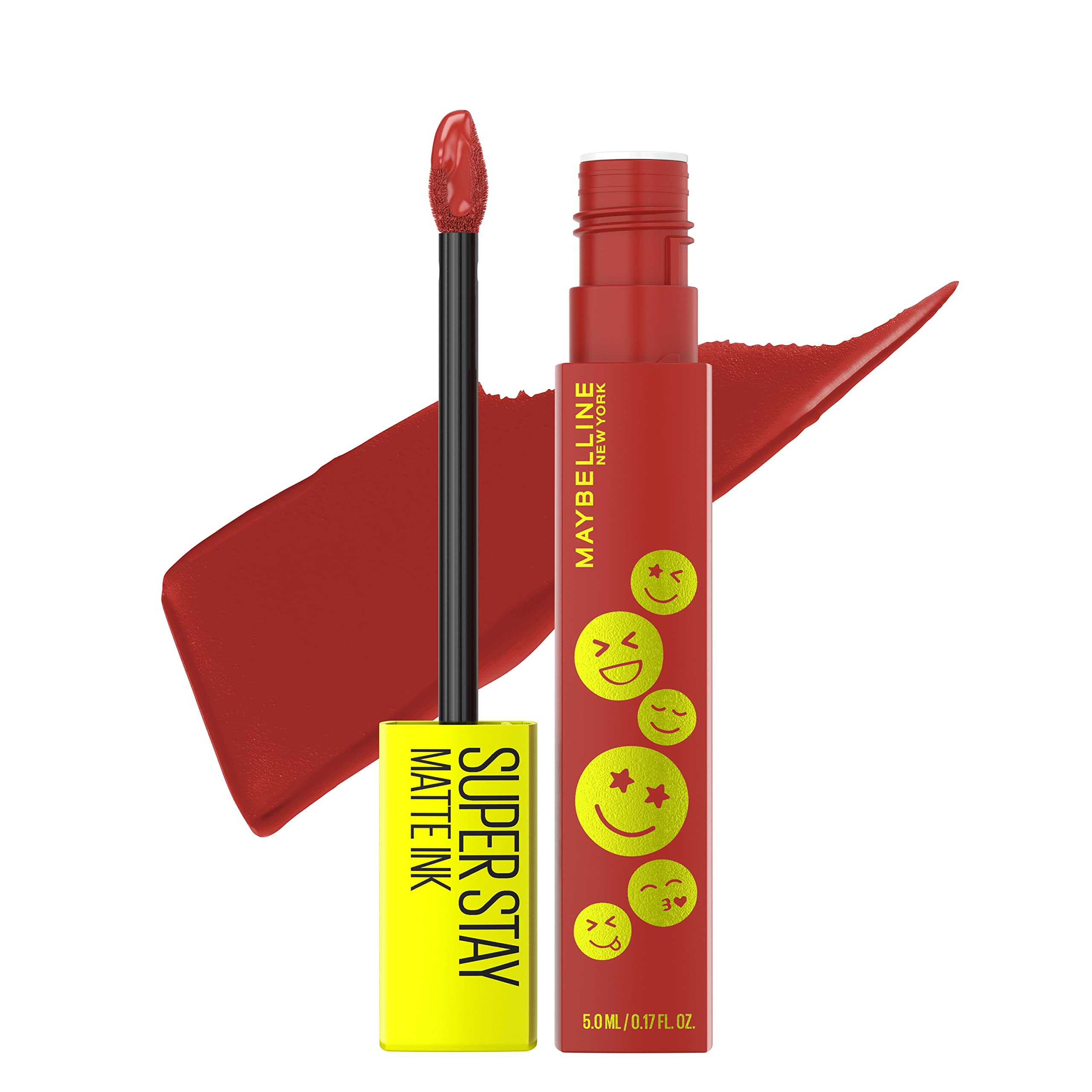 Maybelline Super Stay Matte Ink Liquid Lipstick Makeup, Long Lasting High Impact Color, Up to 16H Wear, Mover, Brown, 1 Count, Packaging May Vary