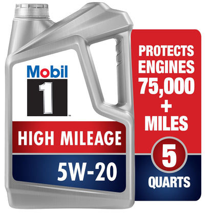 Mobil 1 Advanced Full Synthetic Motor Oil 5W-30, 5 Quart