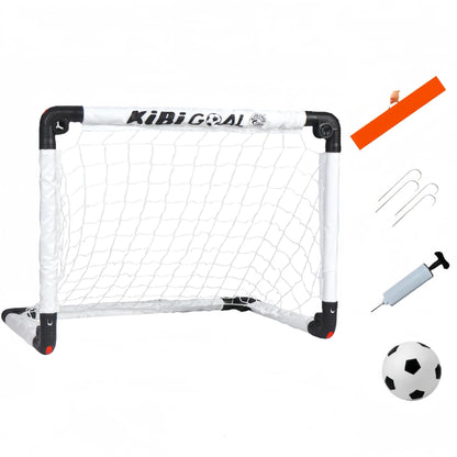 Kids Soccer Goal for Backyard Set, Small Foldable Goals for Toddler, Kids Mini Goals for The Garden/Indoor/Outdoor, 23" x 16"/ 35" x 23"/ 45" x 31" Goal Size, Children Soccer Toy Age 1-11