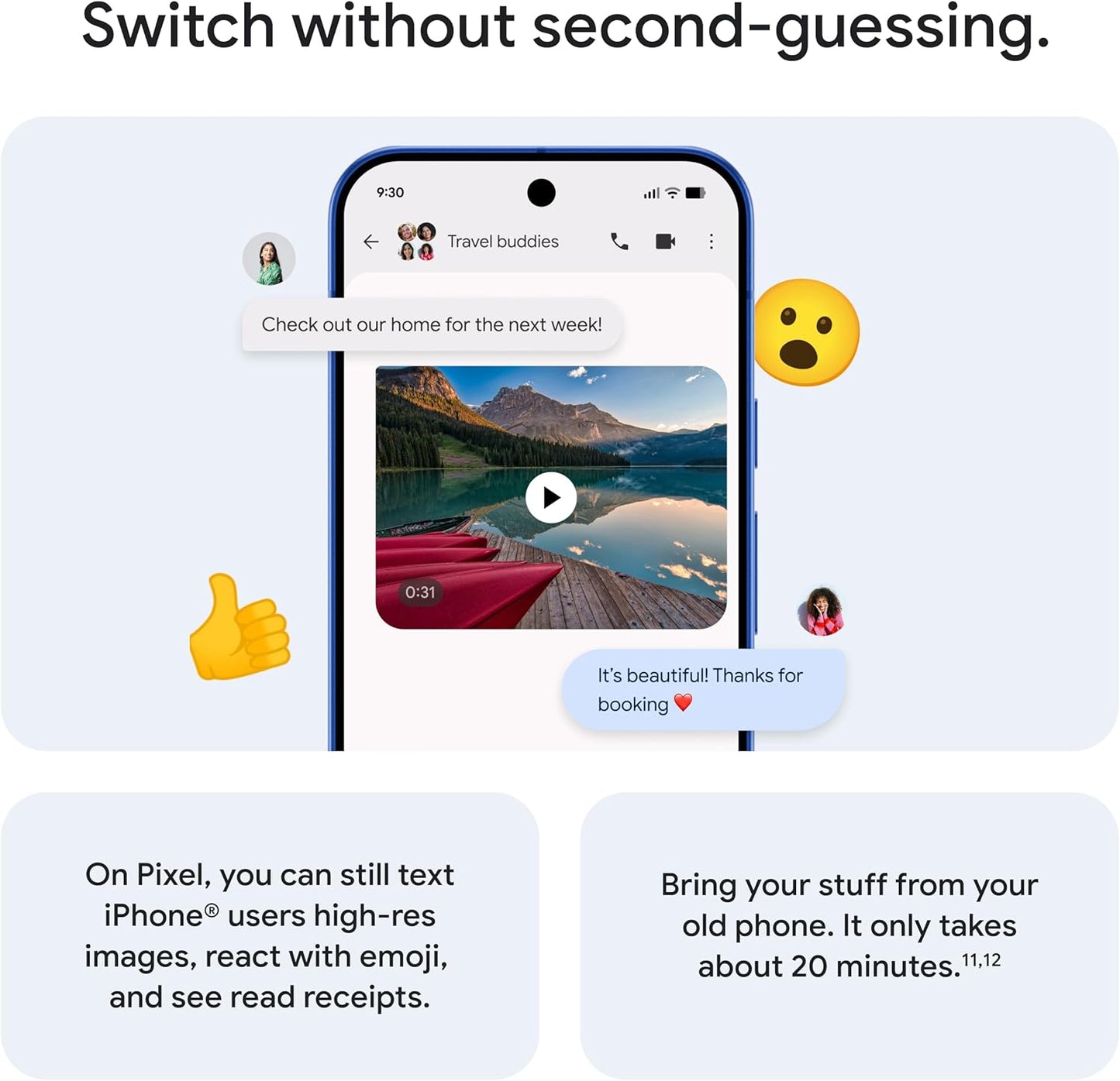 Google Pixel 10 - Unlocked Android Smartphone - Gemini AI Assistant - Advanced Triple Rear Camera, Fast-Charging 24+ Hour Battery, and 6.3" Actua Display - Obsidian - 128 GB (2025 Model)