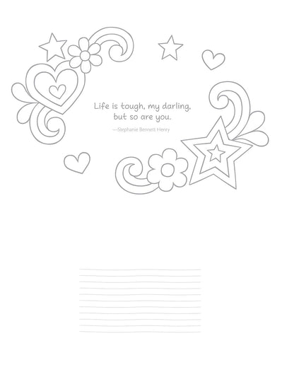 Notebook Doodles Girl Power! Coloring & Activity Book (Design Originals) 32 Inspiring, Beginner-Friendly Art Activities to Boost Confidence and Self-Esteem in Tweens, on Perforated Paper