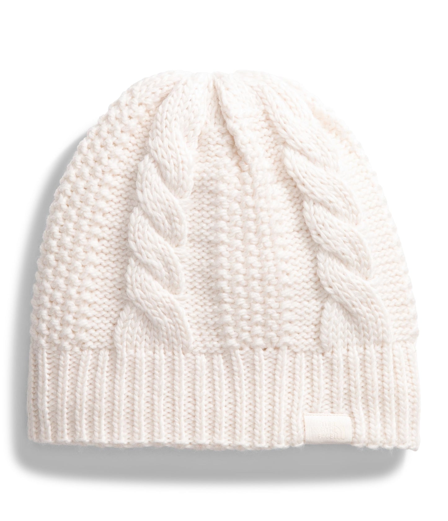 THE NORTH FACE Women's Oh Mega Beanie | Deep Fit, Cuffed Winter Hat with Soft Cable Knit Texture & Fleece Lining