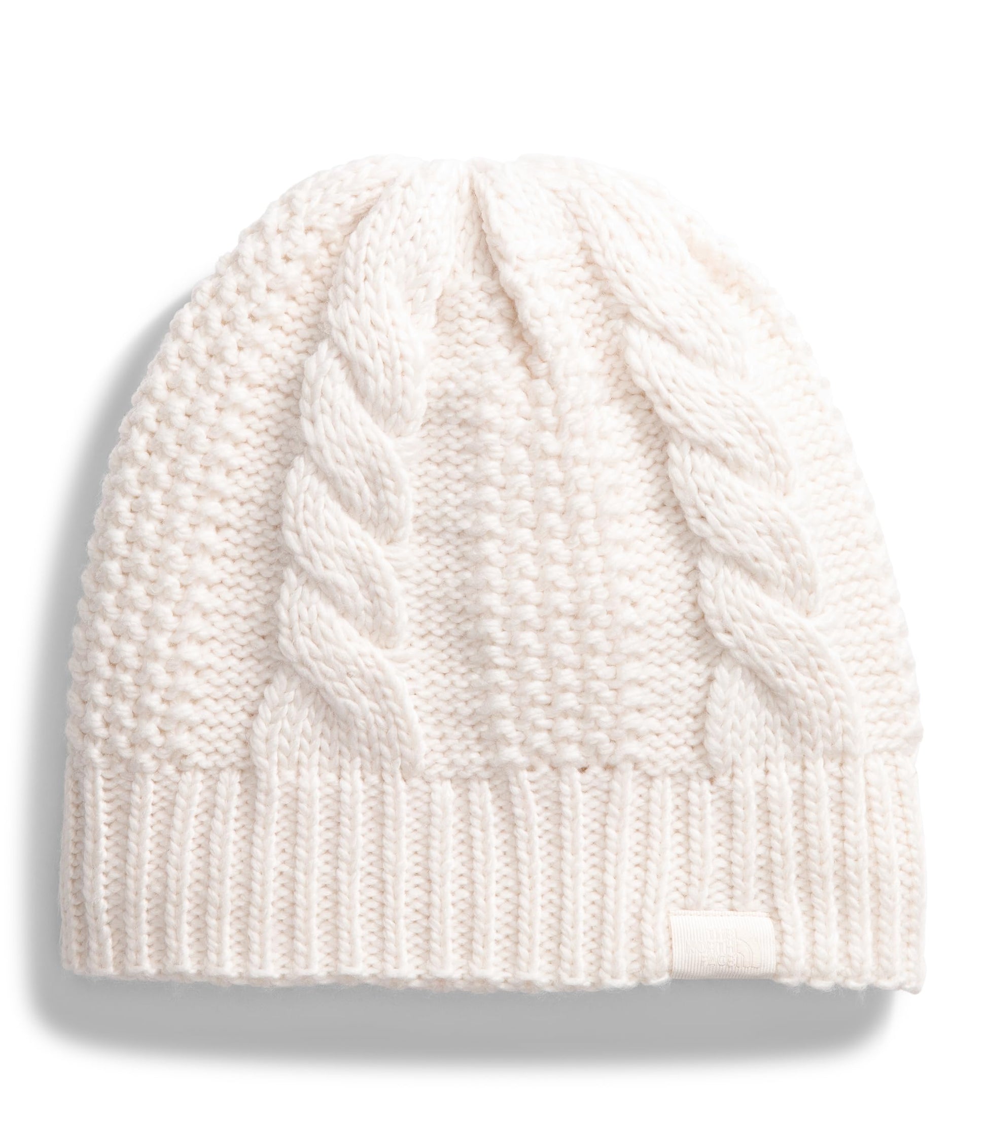 THE NORTH FACE Women's Oh Mega Beanie | Deep Fit, Cuffed Winter Hat with Soft Cable Knit Texture & Fleece Lining