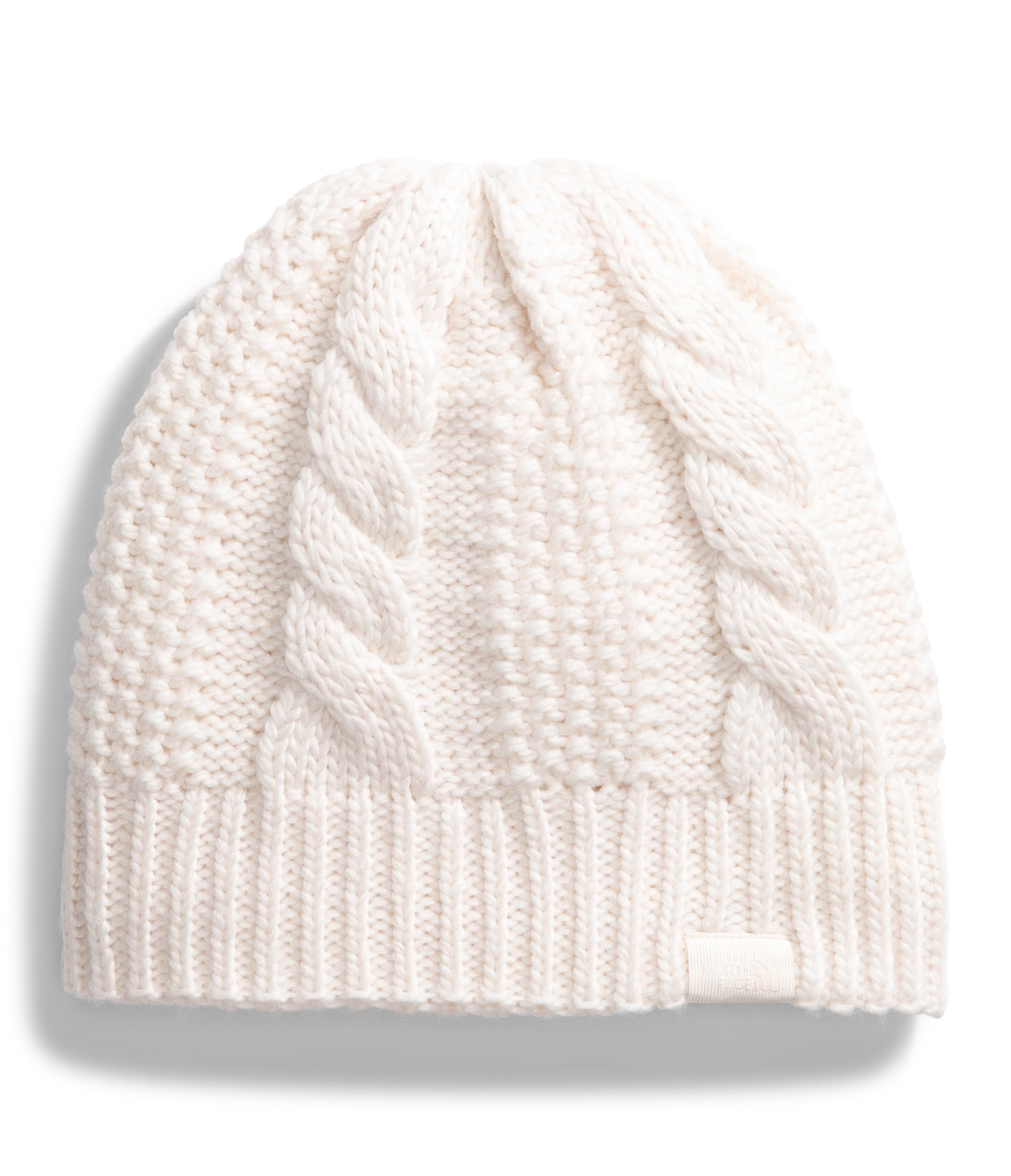 THE NORTH FACE Women's Oh Mega Beanie | Deep Fit, Cuffed Winter Hat with Soft Cable Knit Texture & Fleece Lining