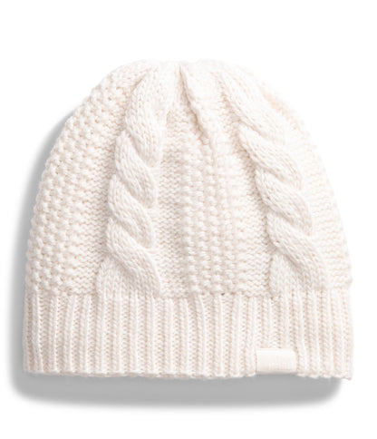 THE NORTH FACE Women's Oh Mega Beanie | Deep Fit, Cuffed Winter Hat with Soft Cable Knit Texture & Fleece Lining