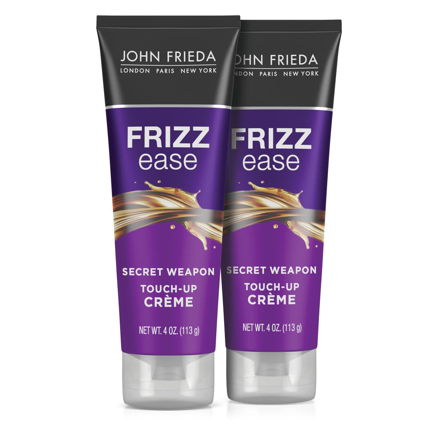 John Frieda Frizz Ease Secret Weapon Touch-Up Crème - Anti-Frizz Styling Cream for Smooth, Frizz-Prone Hair, 4 Oz