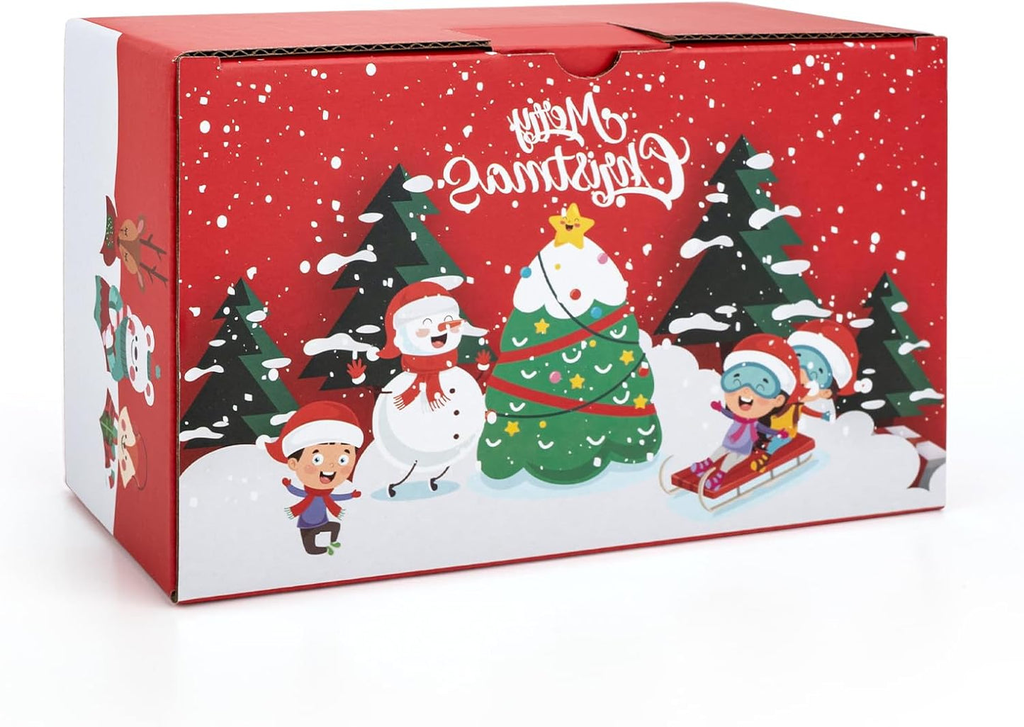 RJVW Christmas Santa Hat for Adults, Thicken Soft Velvet Comfort Classic Santa Claus Hat for New Year Party Headwear Holiday