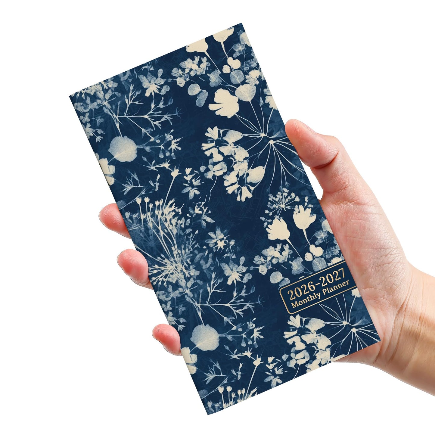 Pocket Calendar 2026-2027 for Purse, Two Year Monthly Planner Pocket Size, Jan 2026 to Dec 2027 Monthly Planner Small Size (6.5" x 3.5") - Wildflowers