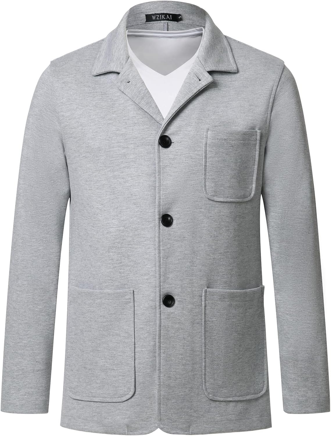 WZIKAI Men's Casual Sport Coat Jacket Regular Fit Lightweight Suit Jacket for Men