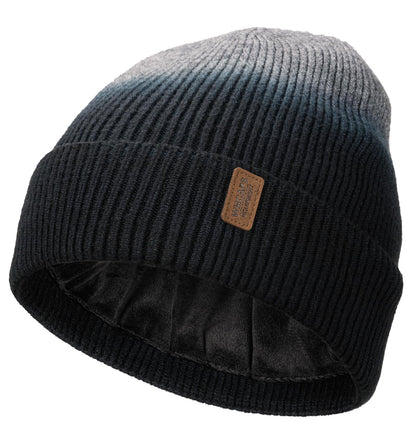 Wmcaps Winter Beanie for Men Women, Fleece Lined Beanie Soft Warm Knit Hat Ski Stocking Cuffed Cap