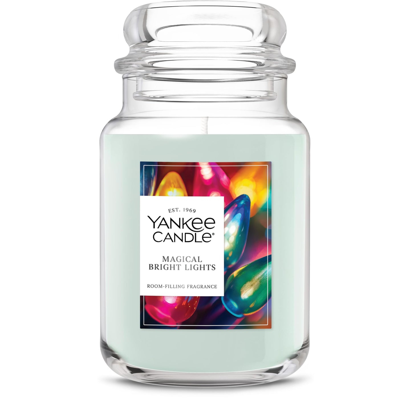 Yankee Candle Balsam & Cedar, Holiday Scented Candle, 22oz Large Jar with up to 150 Hour Burn Time, Giftable