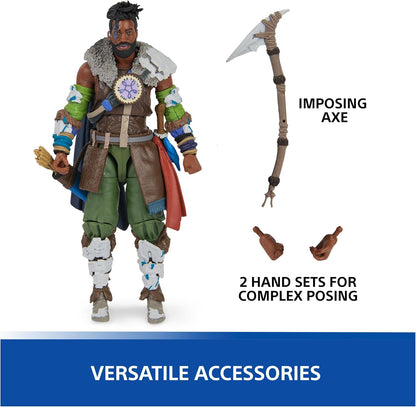 PlayStation, Horizon Forbidden West, 6” Varl Action Figure with 3 Accessories, The Shapes Collection, for PS5 Fans & Collectors Ages 17+