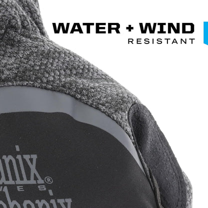 Mechanix Wear: ColdWork FastFit Winter Work Gloves with Elastic Cuff, Wind and Water Resistant, Fleece Insulated, Touch Capable Winter Gloves, For Mild Cold Weather (Black/Gray, Large)