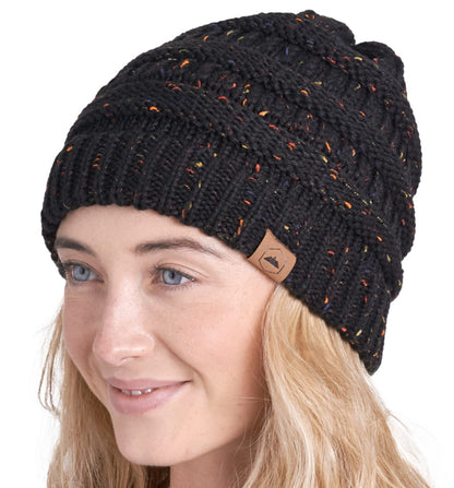 Tough Headwear Womens Winter Hat - Warm Chunky Cable Knit Beanies - Winter Beanie Hats for Women Cold Weather - Beanies Women