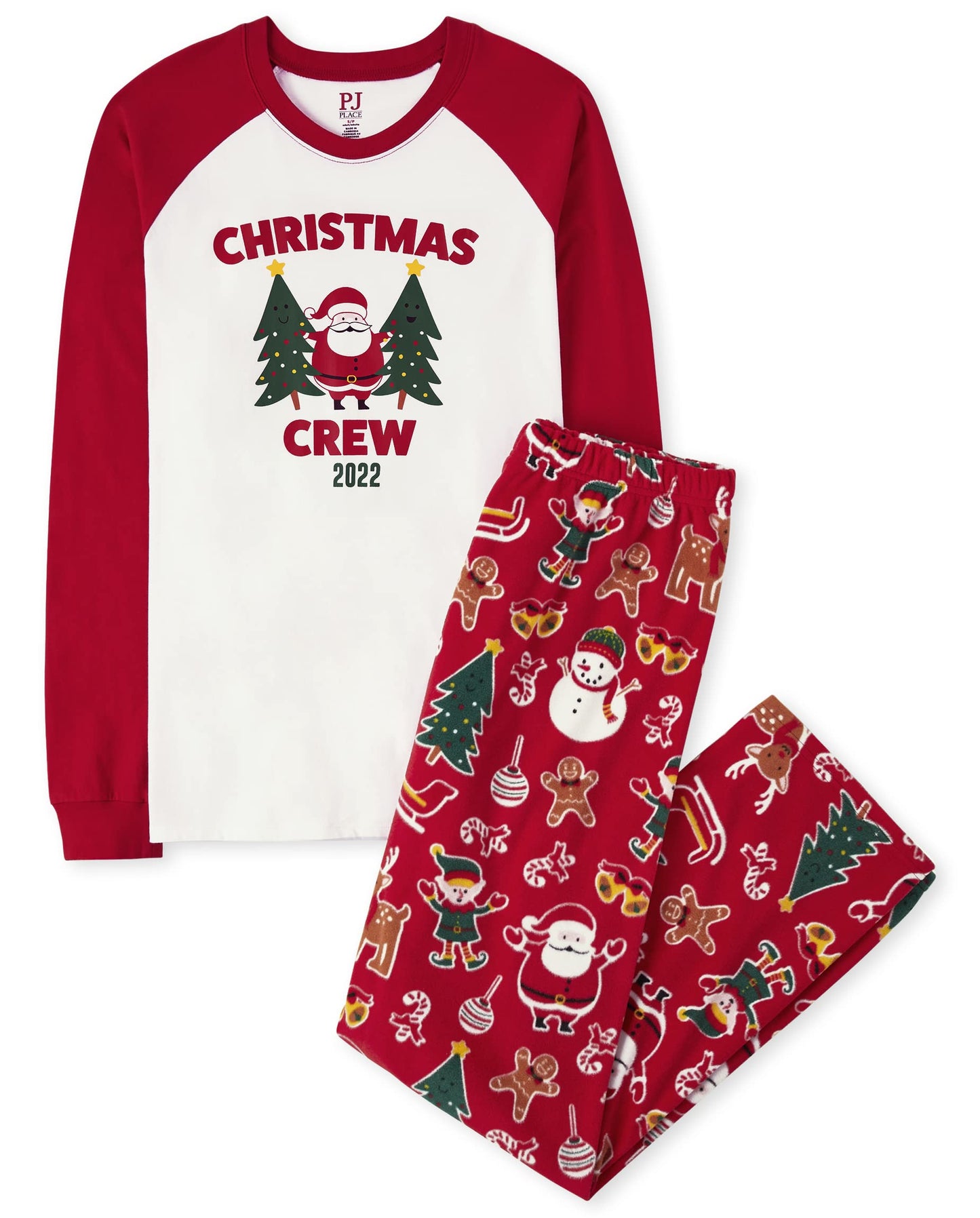 The Children's Place Baby and Family Matching Fleece Holiday Pajama Set
