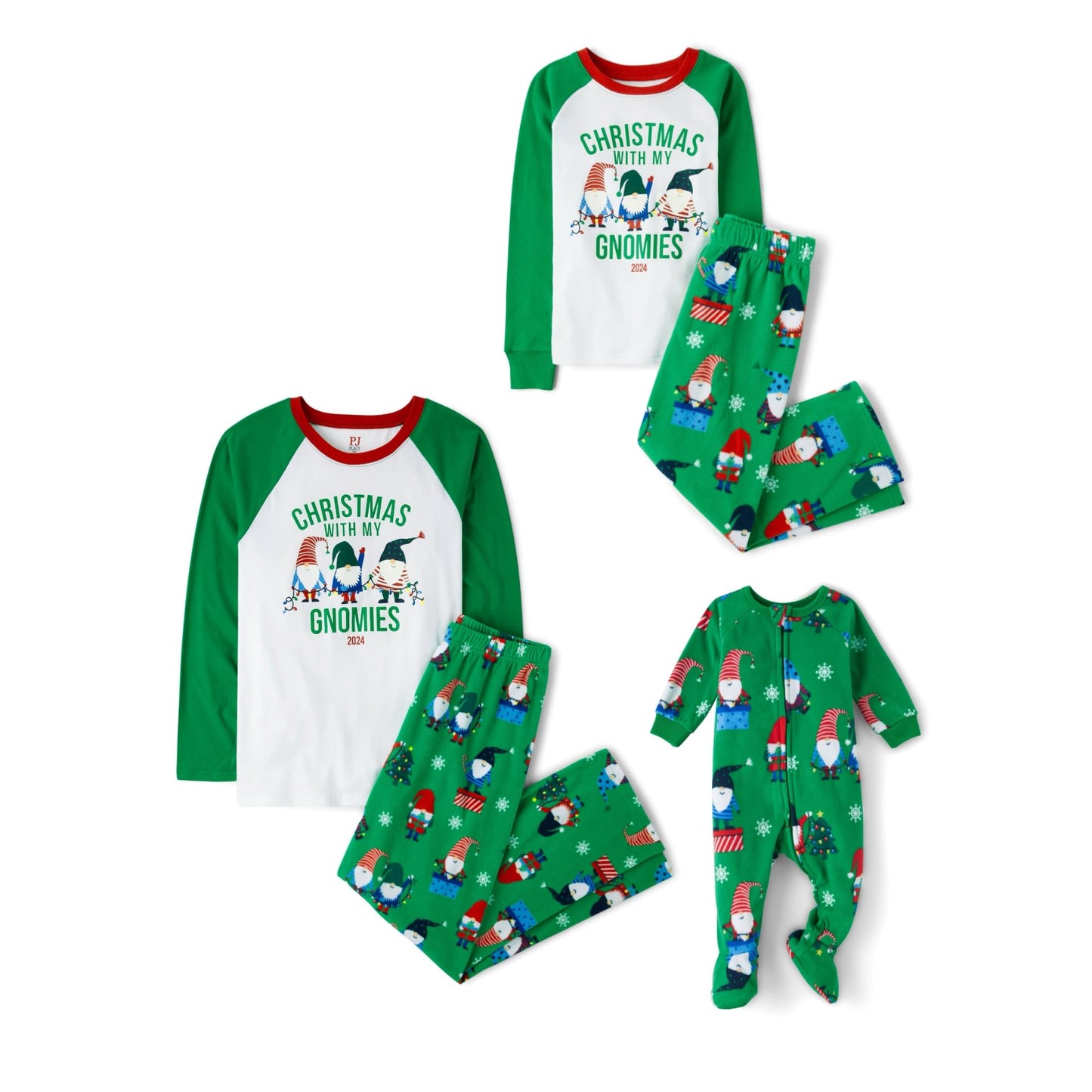 The Children's Place Baby and Family Matching Fleece Holiday Pajama Set