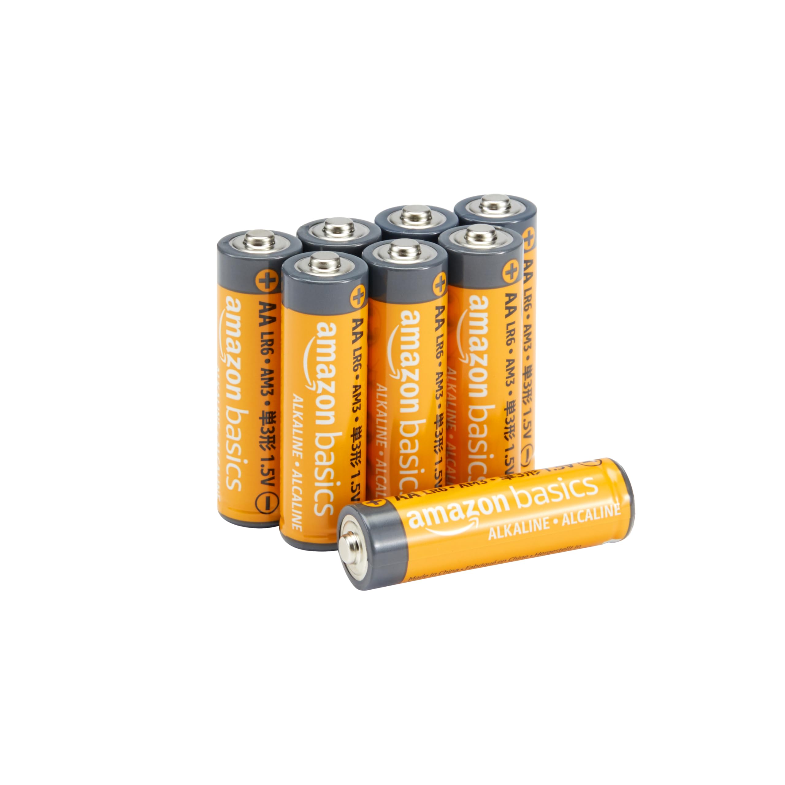 Amazon Basics 48-Pack AA Alkaline High-Performance Batteries, 1.5 Volt, 10-Year Shelf Life