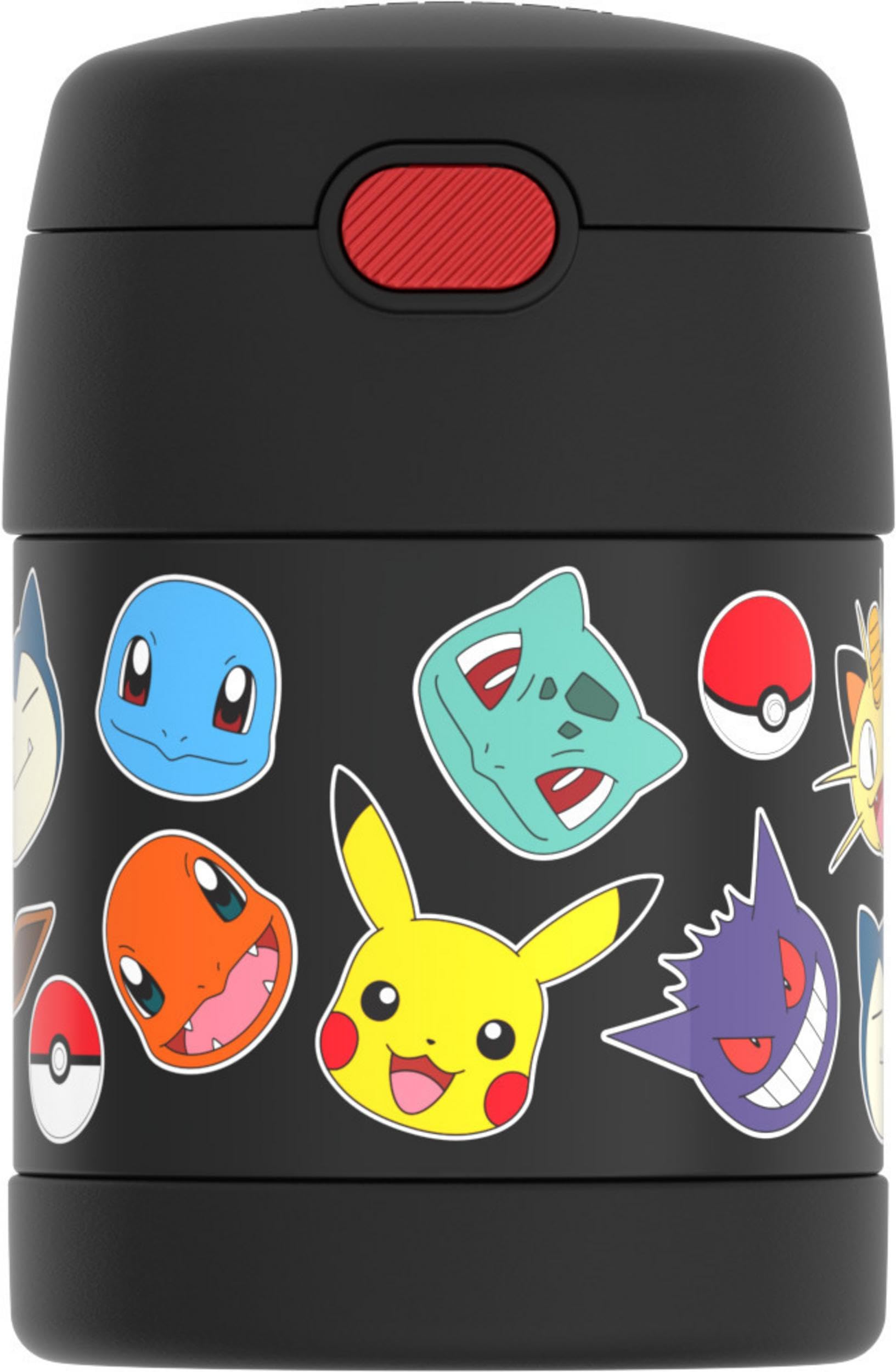 THERMOS FUNTAINER Insulated Food Jar – 10 Ounce – Kid Friendly Food Jar with Foldable Spoon, Minecraft