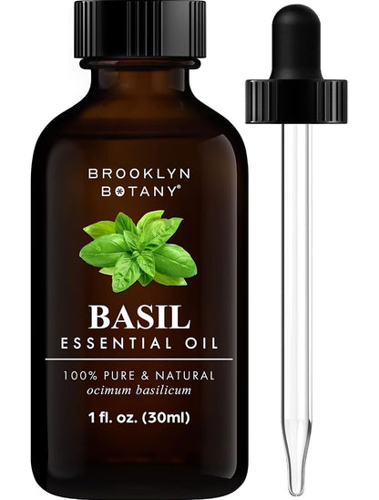 Brooklyn Botany Peppermint Essential Oil - Huge 4 Fl Oz - 100% Pure and Natural - Premium Grade with Dropper - for Aromatherapy and Diffuser