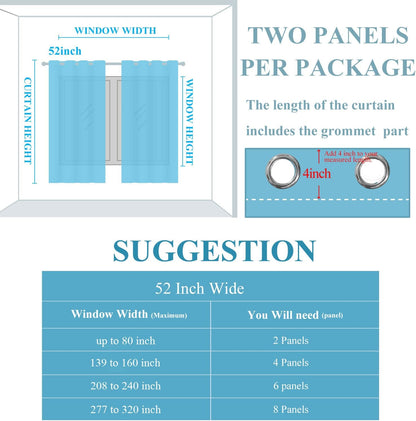 Estelar Textiler Beige and Greyish White Blackout Curtains for Living Room, Full Room Darkening Gradient Drapes for Bedroom, Thermal Insulated Ombre Grommet Curtains for Dining Room,52Wx84L,2 Panels