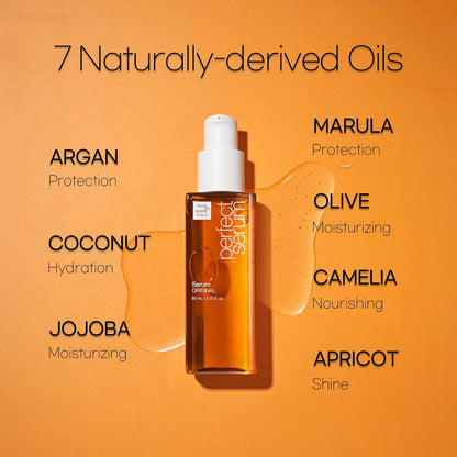 Mise En Scene PerfectSerum Original - HairOil for Frizzy & Dry, Hydration and Nutrition Hairy Essence for Damage Care, Korean HairCare Product, Hair Serum 2.71 Fl. Oz.