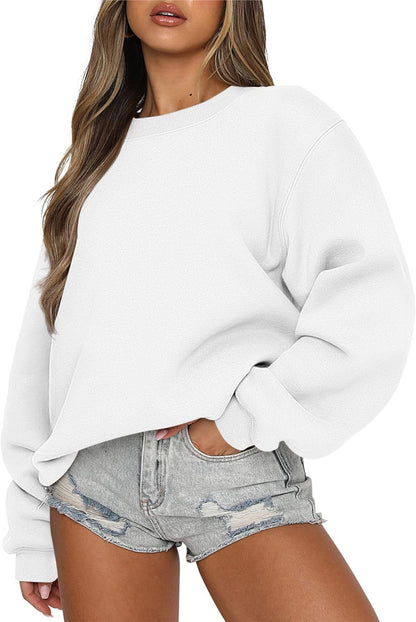 ANRABESS Womens Sweatshirts Crewneck Fleece Oversized Pullover Sweaters Fall Winter Cute Tops Teen Girls Preppy Clothes 2025